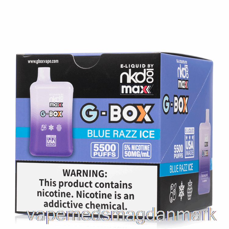 Vape Med Smag [10-pack] Gbox X Nøgen 100 5500 Engangs